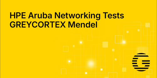 HPE Aruba Networking Tests GREYCORTEX Mendel